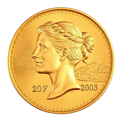 Vreneli (20 Fr.) — gouden munt uit Zwitserland (Swissmint)